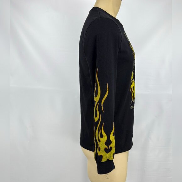 Gas Monkey Garage GMG flames long sleeve graphic tee shirt Dallas Texas men’s - Picture 3 of 8